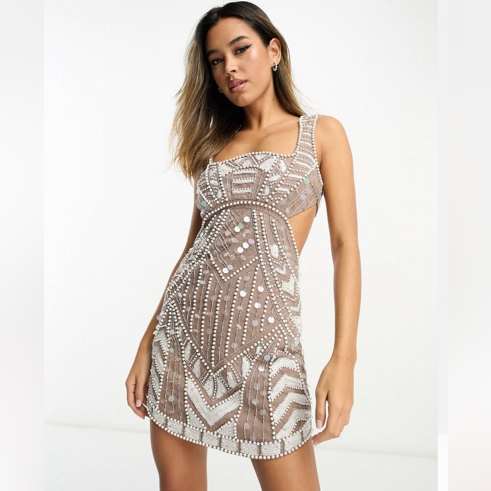 ASOS Embellished Mini Dress